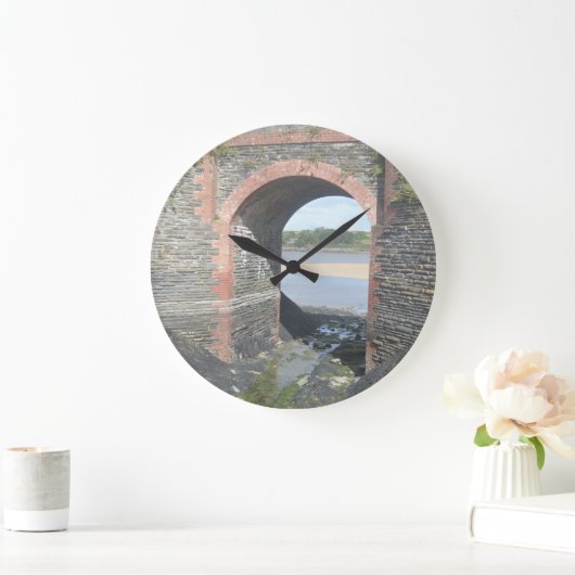 river bridge große wanduhr (Zuhause)