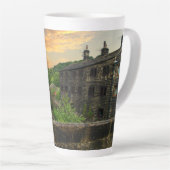 River Calder von der Hawksclough Bridge Milchtasse (Rechte Ecke)