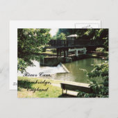 River Cam, Cambridge Postkarte (Vorne/Hinten)
