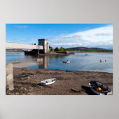 River Conwy Rail Bridge und Tower Poster (Vorne)
