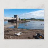 River Conwy Rail Bridge und Tower Postkarte (Vorderseite)
