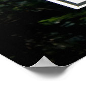 River Dam Warning Sign Print Poster (Ecke)