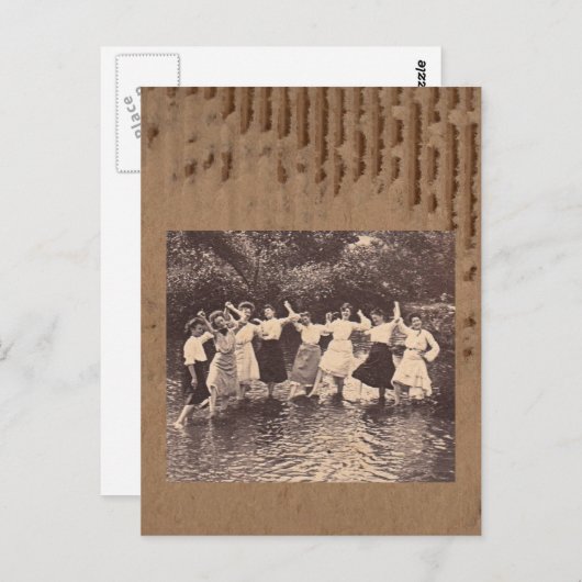 River Dance Postkarte (Vorne/Hinten)