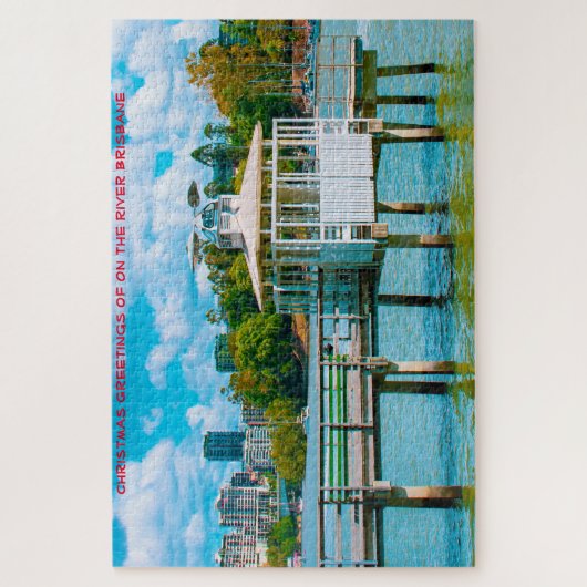 River Dock Brisbane Jigsaw Puzzle (Vertikal)