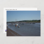 River Exe, Topsham, Devon, UK Postkarte (Vorne/Hinten)