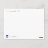 River Exe, Topsham, Devon, UK Postkarte (Rückseite)