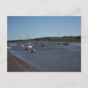 River Exe, Topsham, Devon, UK Postkarte