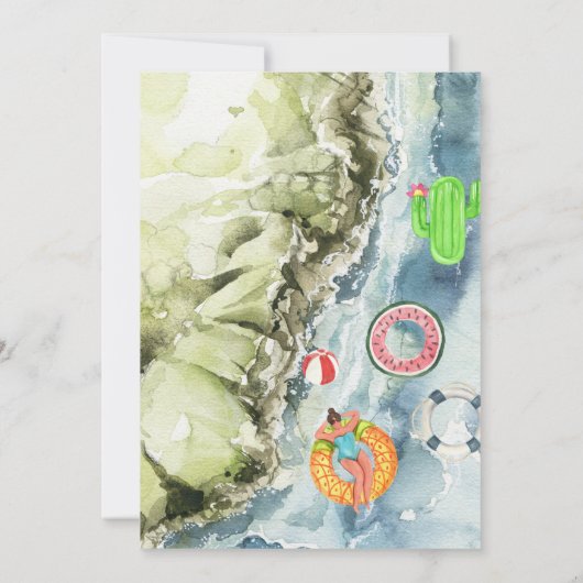 River Floating Tubing Party | Wasserfarbenflöten (Rückseite)