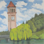River Front Park Blick Vinyl Aufkleber (Vorderseite)