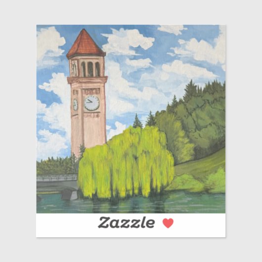 River Front Park Blick Vinyl Aufkleber (Blatt)