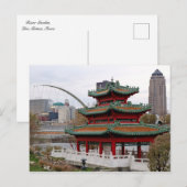 River Garden - Des Moines, Iowa # 2 Postkarte (Vorne/Hinten)
