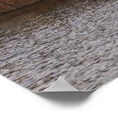 River Great Ouse at St Ives Cambridgeshire UK Poster (Ecke)