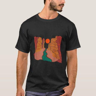 River Guardians Wüste Sunset Rafting Kayaking Gra T-Shirt