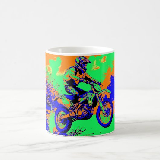 River Hopping - Motocross Rider Kaffeetasse (Mittel)