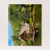River Hut Guam.Christmas Grüße Puzzle (Vertikal)