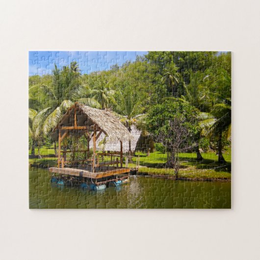 River Hut Guam. Puzzle (Horizontal)