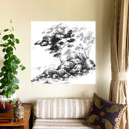 River Impression Leinwanddruck