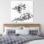 River Impression Leinwanddruck (Insitu (Schlafzimmer))