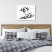 River Impression Leinwanddruck (Insitu (Schlafzimmer))