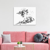 River Impression Leinwanddruck (Insitu (Wohnzimmer))