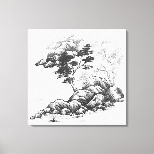 River Impression Leinwanddruck (Vorderseite)