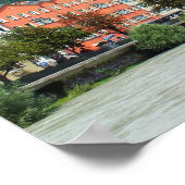 River Inn in Innsbruck Poster (Ecke)