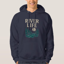 River Is Life Basic Hooded Sweatshirt