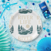 River Is Life Paper Tellers - Nature Inspiriert Pa Pappteller (Party)