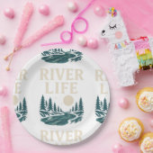 River Is Life Paper Tellers - Nature Inspiriert Pa Pappteller (Party)