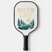 River Is Life Pickleball Paddle - Natur Inspiriert (Rückseite)