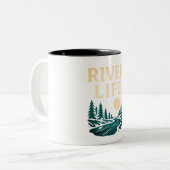 River is Life Tasse - Nature Inspiriert Coffee Cup (Vorderseite Links)