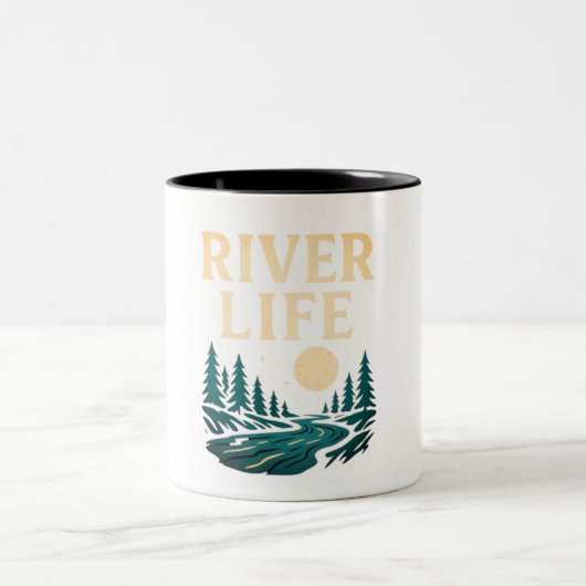River is Life Tasse - Nature Inspiriert Coffee Cup (Mittel)