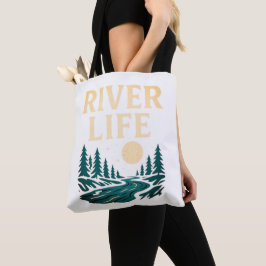 River Is Life Tote Bag - Natur Inspiriert Zubehör Tasche