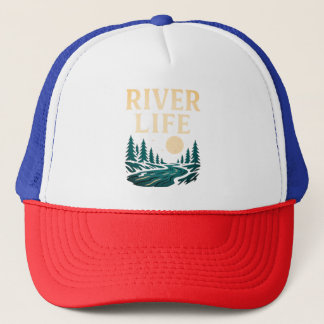 River Is Life Trucker Hat - Nature Inspiriert Cap Truckerkappe