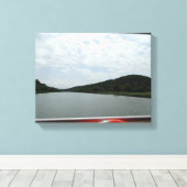 River Landscape Fotografy Canvas Print Decor Leinwanddruck (Insitu (Holzboden))