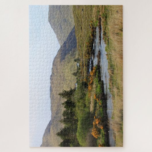 River Landscape, Grafschaft Mayo, Irland. Puzzle (Vertikal)