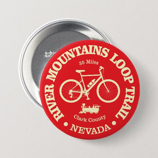 River Mountains Loop Trail (Radfahren) Button (Vorne & Hinten)