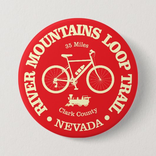 River Mountains Loop Trail (Radfahren) Button (Vorderseite)