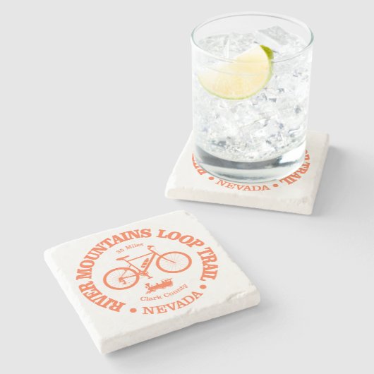 River Mountains Loop Trail (Radfahren) Steinuntersetzer (Seitenansicht)