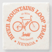 River Mountains Loop Trail (Radfahren) Steinuntersetzer (Vorderseite)