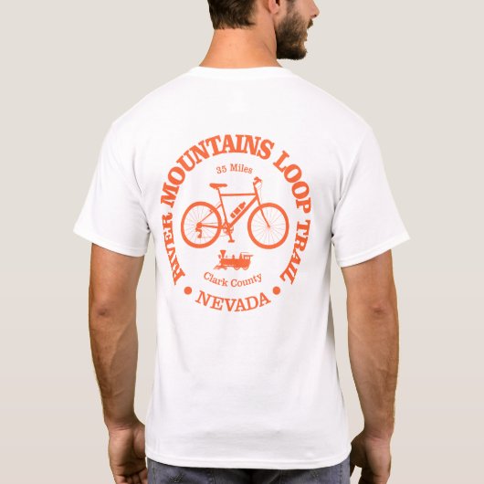 River Mountains Loop Trail (Radfahren) T-Shirt (Rückseite)