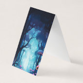 River Mushrooms Folding Lesezeichens Bookmarkers Visitenkarten (Vorderseite)