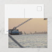 River Nile Sunset - Ägypten Postkarte (Vorne/Hinten)