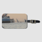 River Nile Sunset Luggage Tag Gepäckanhänger (Vorderseite (Horizontal))