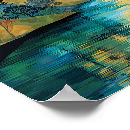 River of Comfort Poster (Ecke)