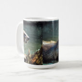 River Otter Animal-Lover's Wildlife Foto Kaffeetasse (Vorderseite Links)