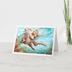 River Otter Art Card - Leere Karte