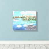 River Park, Port St. Lucie FL. Leinwanddruck (Insitu (Holzboden))