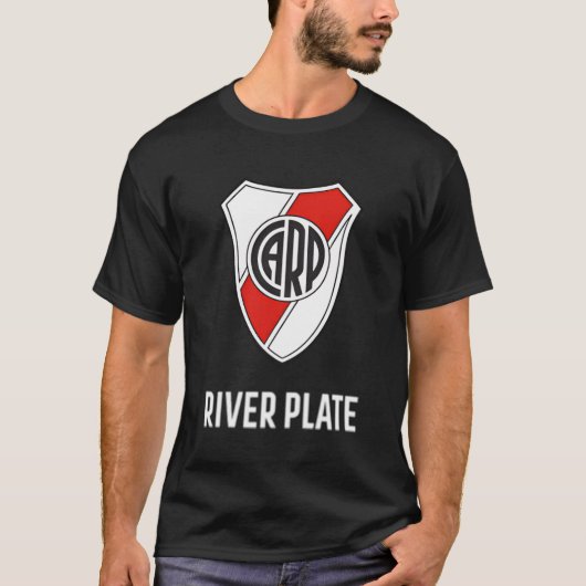 River Plate Argentina River Shield Print T-Shirt (Vorderseite)