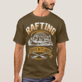 River Rafting Whitewater Adventure Paddle Team T-Shirt (Vorderseite)